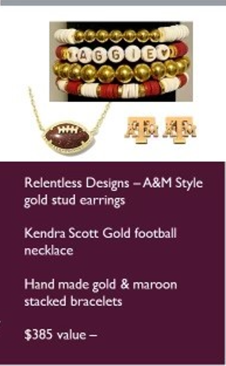 Aggie Jewelry Gift Set - 1 for $10